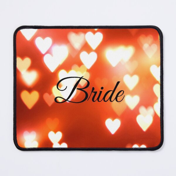 Item preview, Wedding Bride Black Letters and hearts designed and sold by edwardtiptonart.