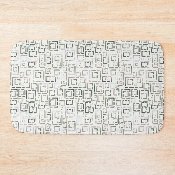 Item preview, Faded Blocks Pastel Purple Green Pink on Off White designed and sold by Art in My Loft.