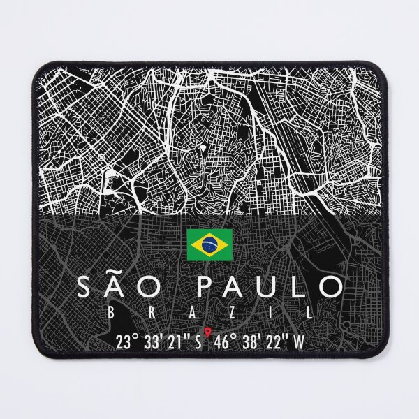 Item preview, SAO PAULO MAP BRAZIL designed and sold by hatimelhag.