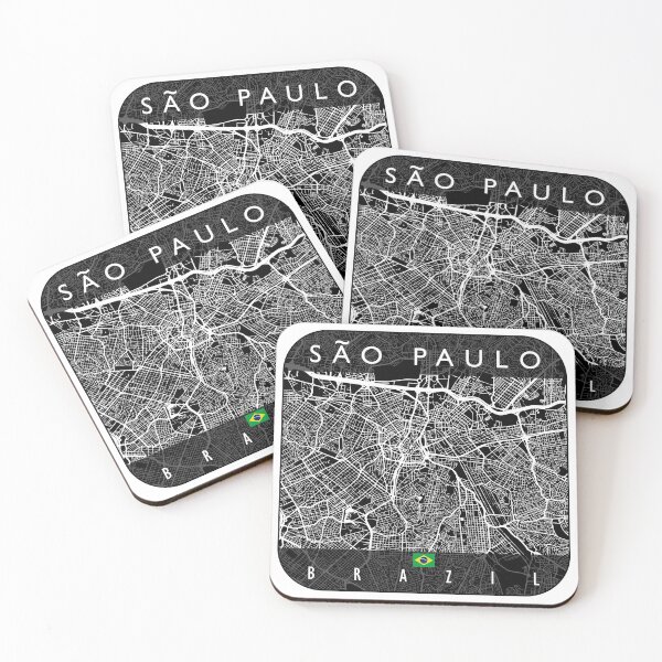 Item preview, SAO PAULO MAP BRAZIL designed and sold by hatimelhag.