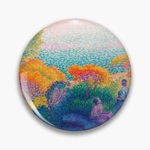Item preview, Pointillist art landscape designed and sold by Artysannie.