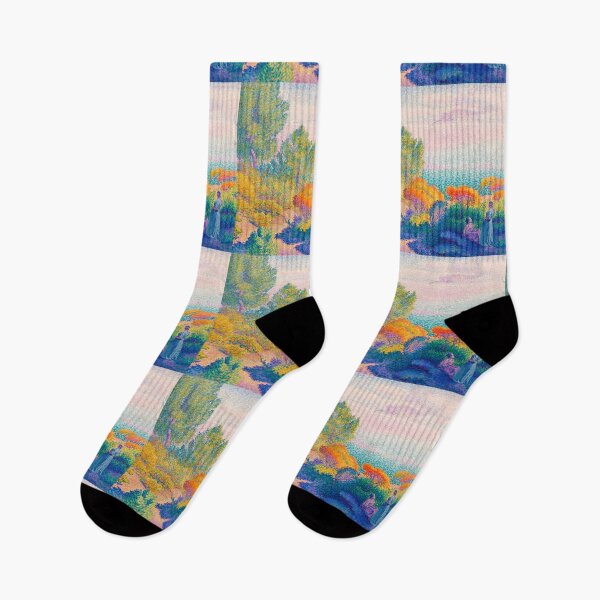 Item preview, Pointillist art landscape designed and sold by Artysannie.