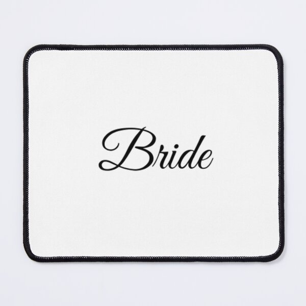 Item preview, Wedding Bride Black Letters designed and sold by edwardtiptonart.