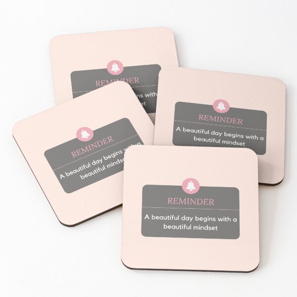 Item preview, A beautiful day begins with a beautiful mindset quote  designed and sold by aniicreates.