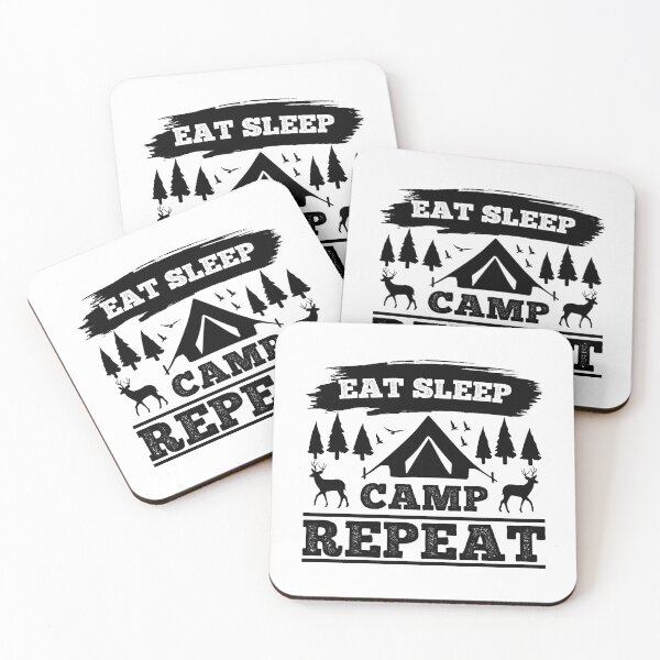 Item preview, Eat Sleep Camp Repeat designed and sold by FASHIONGALLERIA.