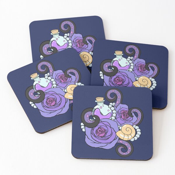 Item preview, Little Mermaid Ursula voice shell roses designed and sold by Thingamabobbidi.