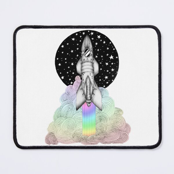 Item preview, Super Magic Rainbow Dream Rocket designed and sold by ECMazur Art.
