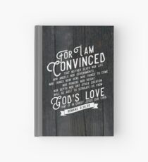Cuaderno de tapa dura ROMANOS 8: 38,39