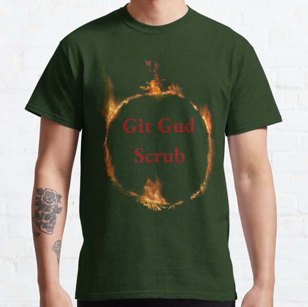 Git Gud Scrub V-Neck T-Shirt - Antantshirt