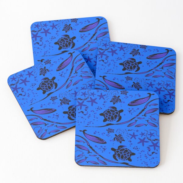 Item preview, Cosmic blue ocean wildlife designed and sold by glowvim.