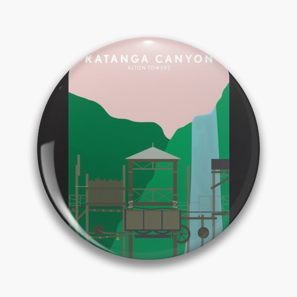 Item preview, Alton Towers Katanga Canyon Print designed and sold by RykerTilloe.