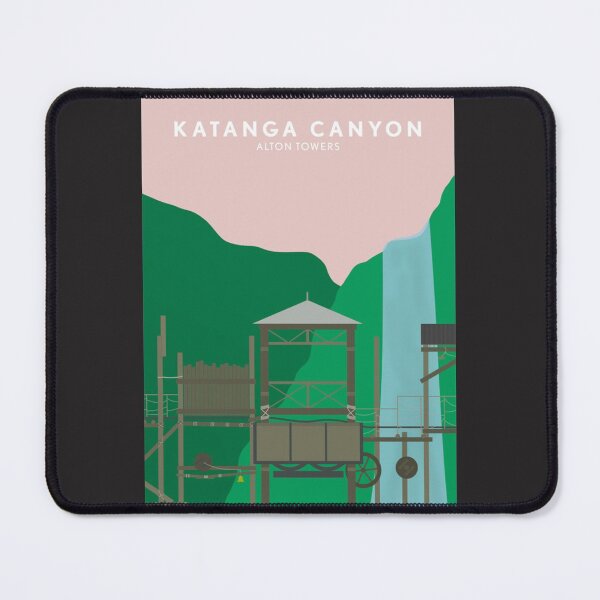 Item preview, Alton Towers Katanga Canyon Print designed and sold by RykerTilloe.