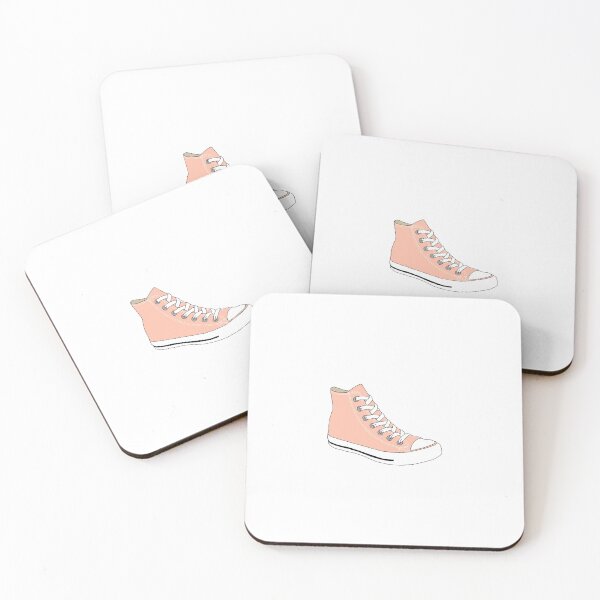 Item preview, peach hightop converse designed and sold by nora6143.