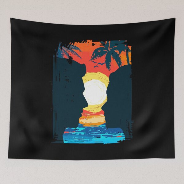 Item preview, BEACH-SUNSET designed and sold by Dolphinstyle.