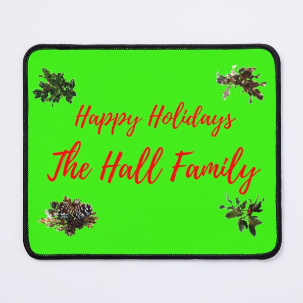 Item preview, Happy holidays from the Hall family. designed and sold by edwardtiptonart.