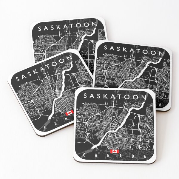 Item preview, SASKATOON MAP CANADA designed and sold by hatimelhag.