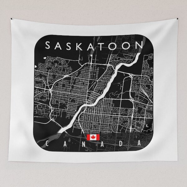 Item preview, SASKATOON MAP CANADA designed and sold by hatimelhag.