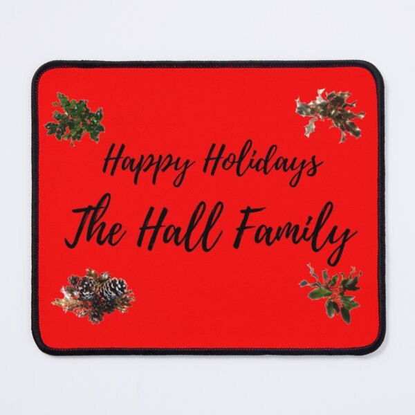 Item preview, Happy holidays from the Hall family designed and sold by edwardtiptonart.