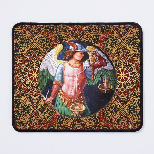 Item preview, ST.MICHAEL ARCHANGEL WEIGHS SOULS ROUND designed and sold by BulganLumini.