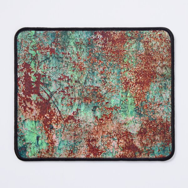 Item preview, Abstract Rust on Turquoise Painting designed and sold by Anna Lemos.