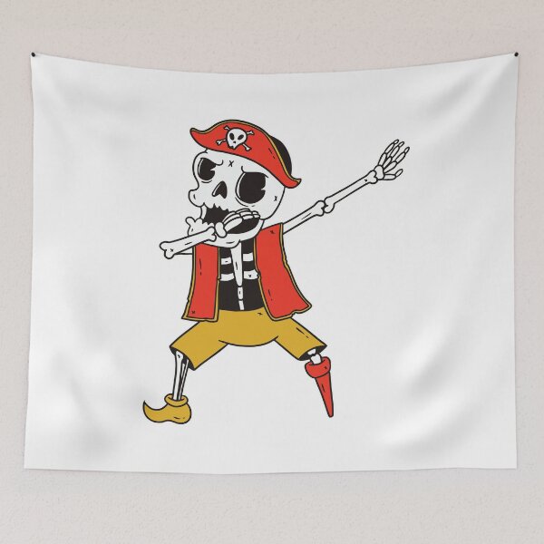 Item preview, Skeleton pirate dab dabbing  designed and sold by TRIBExSPACE.