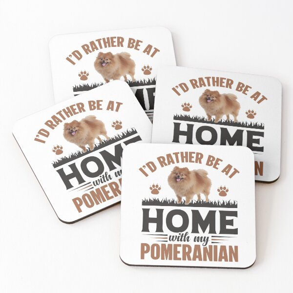Item preview, I'D RATHER BE AT HOME WITH MY POMERANIAN COLLECTION designed and sold by JRM Tees & More Store.
