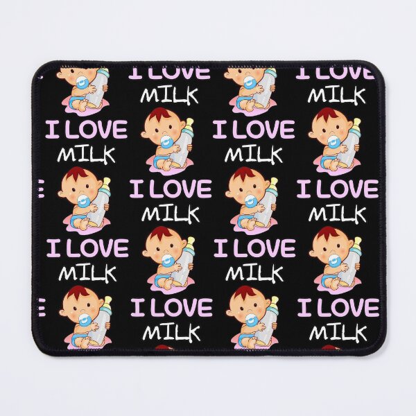 Item preview, I love milk --baby child cute designed and sold by glitchman2.