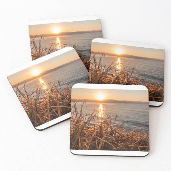Item preview, Sunrise from behind the grass on the mountain at umina on nsw central coast designed and sold by Geoff Wols.