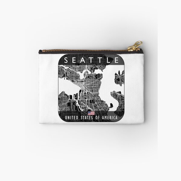 Item preview, SEATTLE MAP USA designed and sold by hatimelhag.
