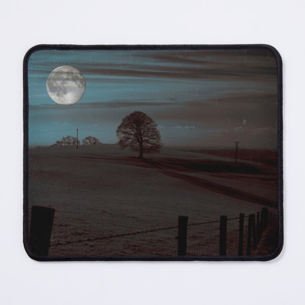 Item preview, Moon Over Glastonbury Tor Night Fields designed and sold by JonDelorme.