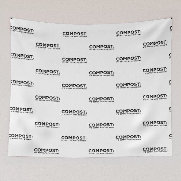 Item preview, Compost: Its better with chickens designed and sold by homesteadswag.