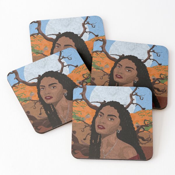 Item preview, Erikah - african woman illustration designed and sold by odhara.