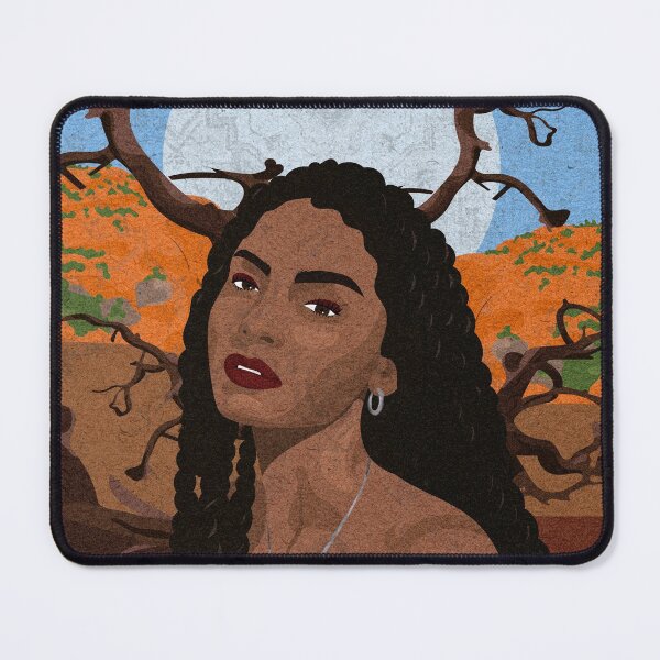 Item preview, Erikah - african woman illustration designed and sold by odhara.