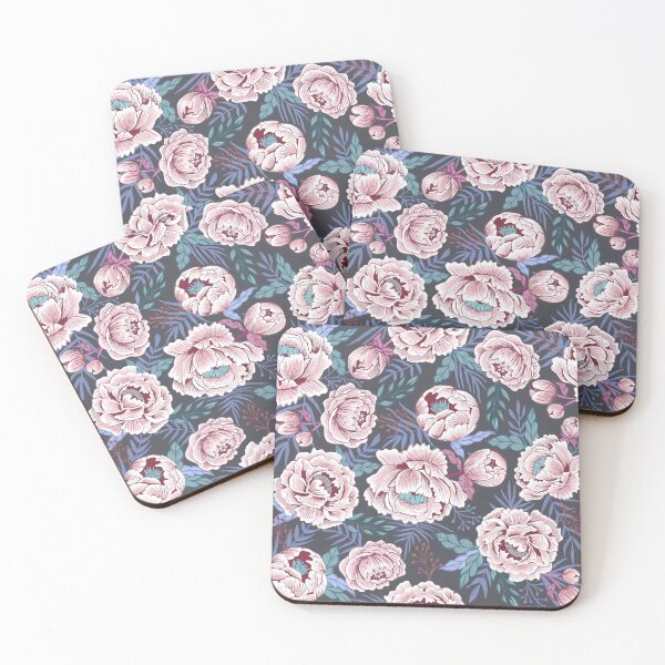 Item preview, Vintage Peonies designed and sold by Papergrape.