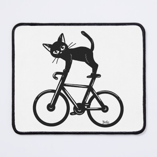 Item preview, Cat loves a bike designed and sold by BATKEI ART.