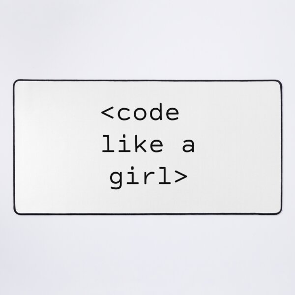 Item preview, Code Like a Girl designed and sold by Inspirationmotivation.