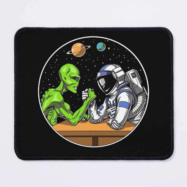 Item preview, Astronaut Alien Arm Wrestling designed and sold by underheaven.