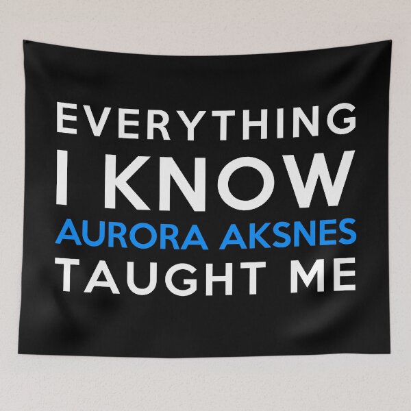 Item preview, Everything i know - Aurora Aksnes designed and sold by 2Girls1Shirt.