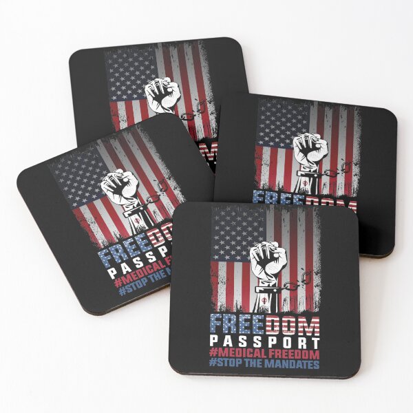 Item preview, Medical Freedom Stop The Mandates - This Is My Freedom Pass American Flag T-Shirt designed and sold by Cooltees4u1.