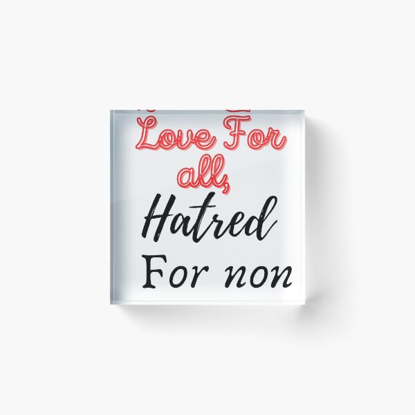 Item preview, love for all, hatred for non. designed and sold by SPfashon.