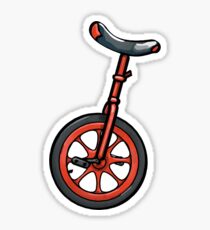 Unicycle Sticker