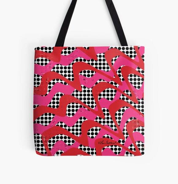 Dot Me All Over Print Tote Bag