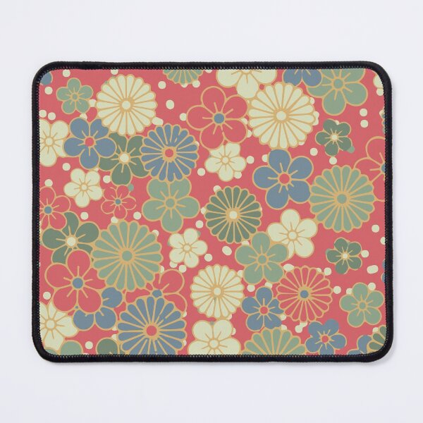 Item preview, Retro floral cherry blossoms designed and sold by koovoxdogs.