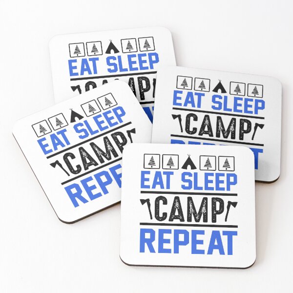 Item preview, Eat Sleep Camp Repeat designed and sold by FASHIONGALLERIA.