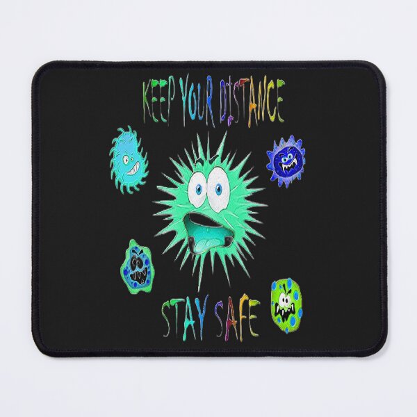 Item preview, KEEP YOUR DISTANCE STAY SAFE, nr 3, Global Pandemic Social Distancing designed and sold by Adri Barnard.