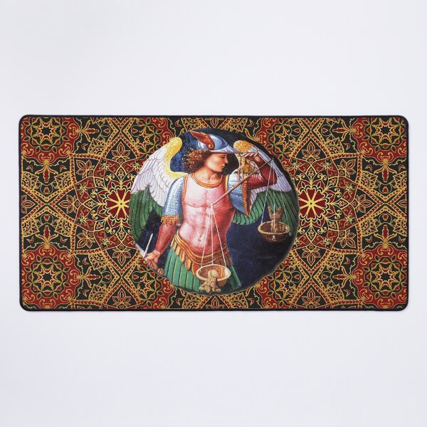 Item preview, ST.MICHAEL ARCHANGEL WEIGHS SOULS ROUND designed and sold by BulganLumini.