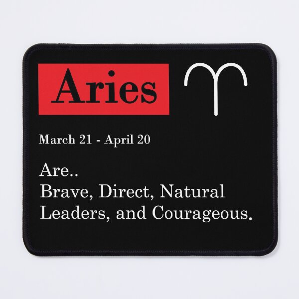 Item preview, Aries Zodiac Sign And Personality designed and sold by RomeoSketches.