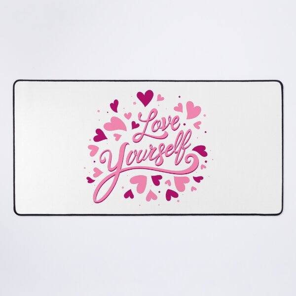 Item preview, Love Yourself with Red & Pink Hearts designed and sold by ReesDesigns.