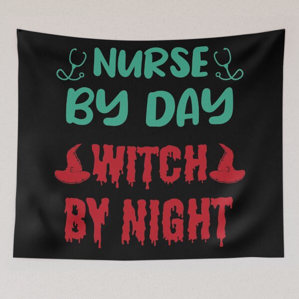 Item preview, Nurse By Day Witch By Night designed and sold by YSNbr.