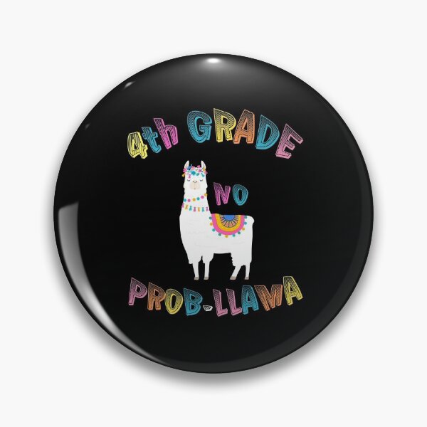Item preview, 4th Grade No Prob-llama  - Birthday/Haloween/Christmas Back to School Gift for Kid designed and sold by CactusFamily.